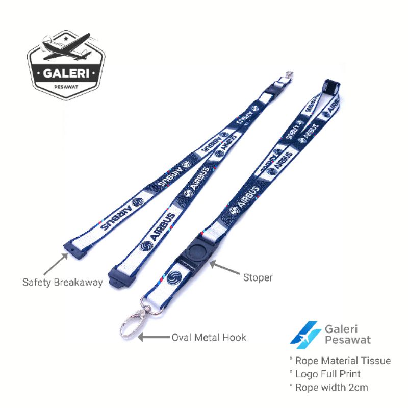 Lanyard/Tali Gantungan ID Card AIRBUS