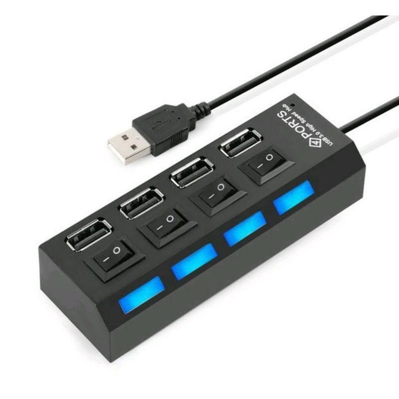 USB HUB SAKLAR 4 PORT LH131 ON/OFF HIGH SPEED