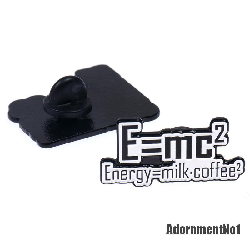 (Adornmentno1) 1pc Bros / Pin Enamel Desain Science Is Magic Warna Hitam / Putih