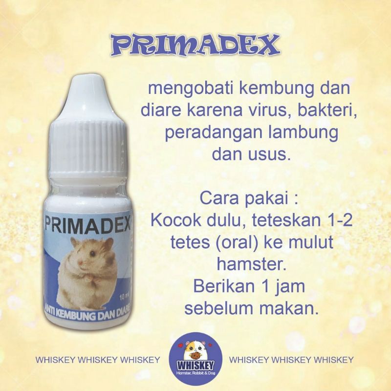 PRIMADEX anti kembung dan diare untuk hamster