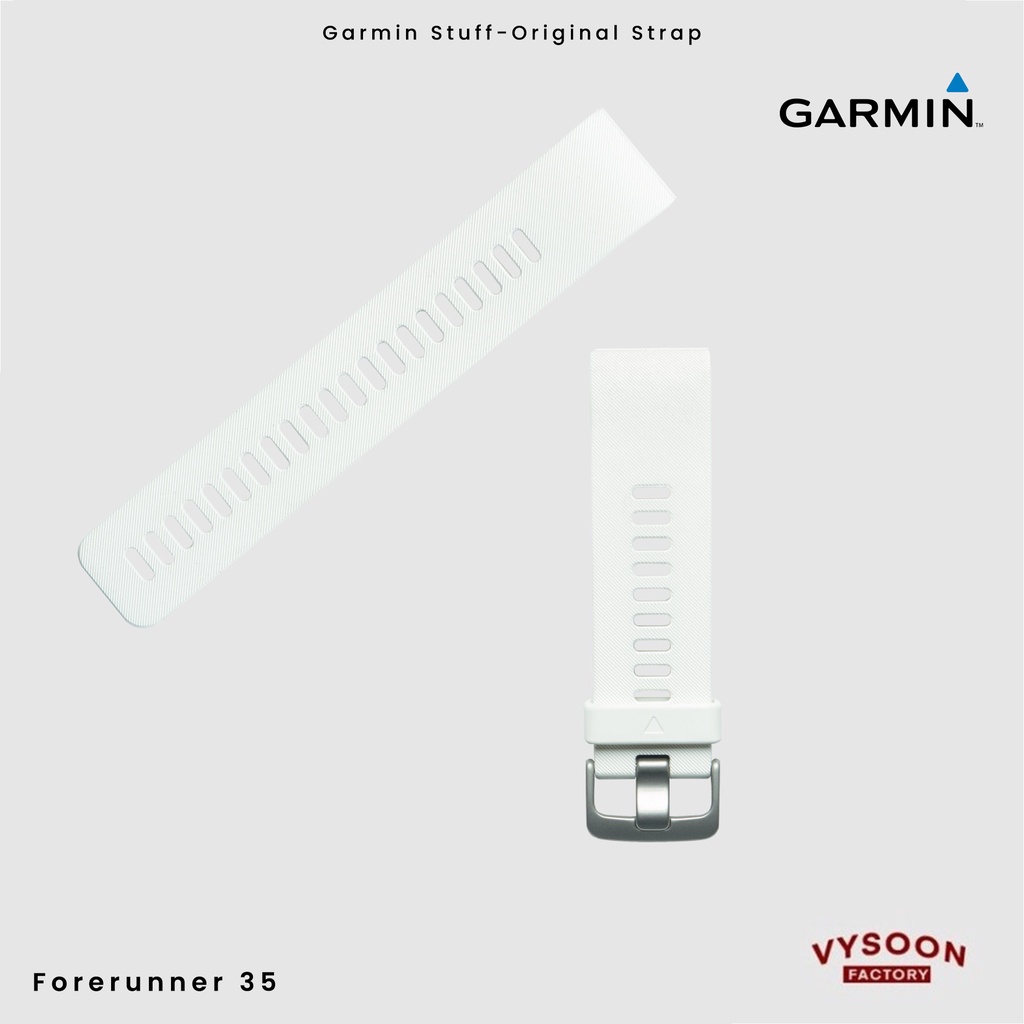 Strap Rubber Tali Jam Smartwatch Garmin Forerunner 35 - White