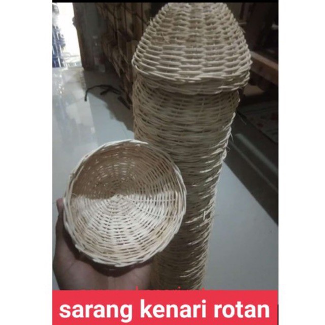 SARANG KENARI ROTAN MANGKOK