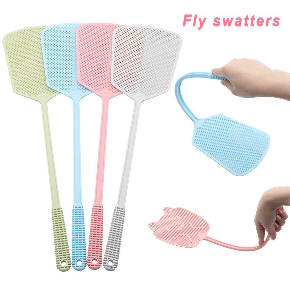 Solighter Fly Swatter Summer Pest Control Extendable Alat Fleksibel Plastik