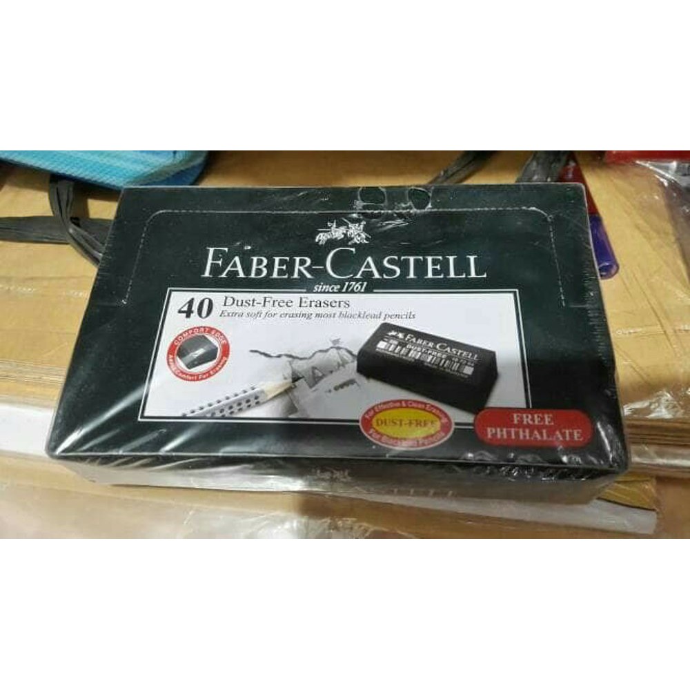 

Ready Stok Penghapus Hapusan FABER CASTELL Hitam satuan t erbatas