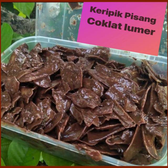 

Keripik PISANG LUMER Gurih ENAK Kriuk 500 ML