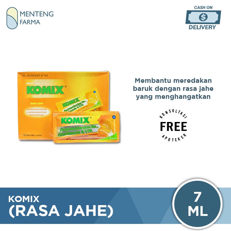 Komix (Rasa Jahe) - Sachet