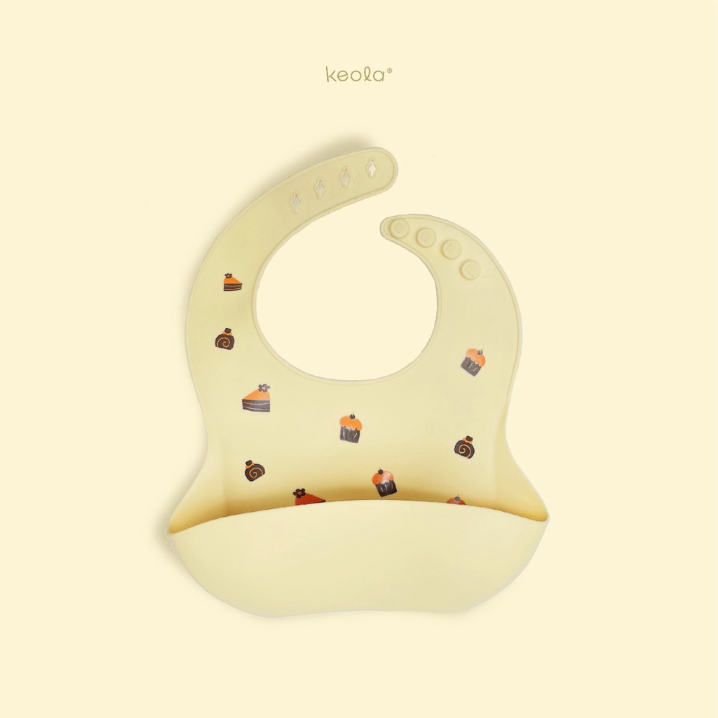 T24 - KEOLA Silicone Slabber Premium / Baby Bibs Silicone