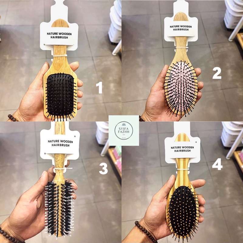 Miniso Sisir Nature Wooden / Kayu