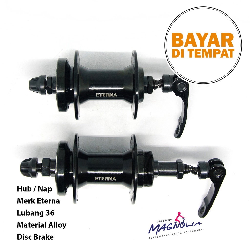 Hub Bos Sepeda Alloy MTB Gunung CTB Roadbike Lipat Merk Eterna Lubang 36