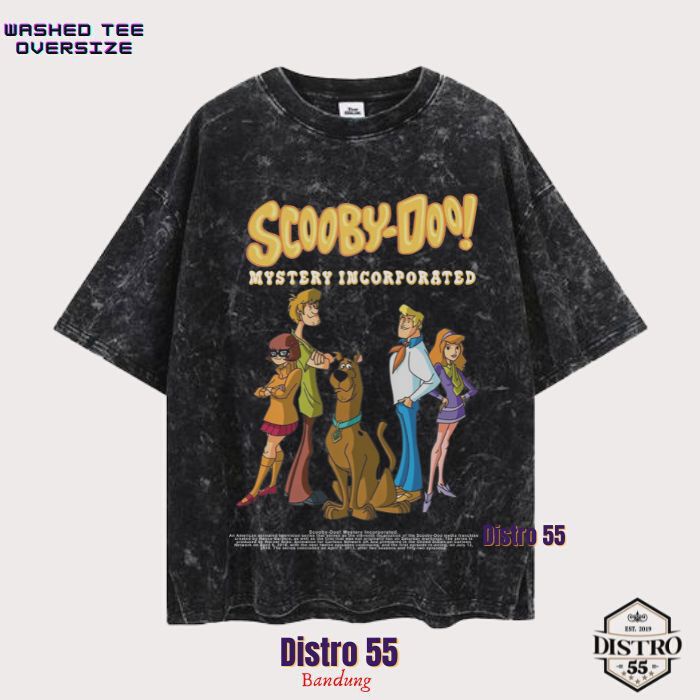 KAOS FILM KARTUN SCOOBY DOO REST IN PEACE VINTAGE TSHIRT (UNISEX TEE) / TSHIRT FILM KARTUN SCOOBY DO