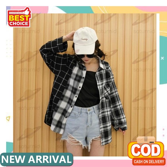 Terbaru> ➥ Baju Kemeja Wanita Kerja Kantoran Lengan Panjang Casual Import Kekinian 2021 Hem Wanita P