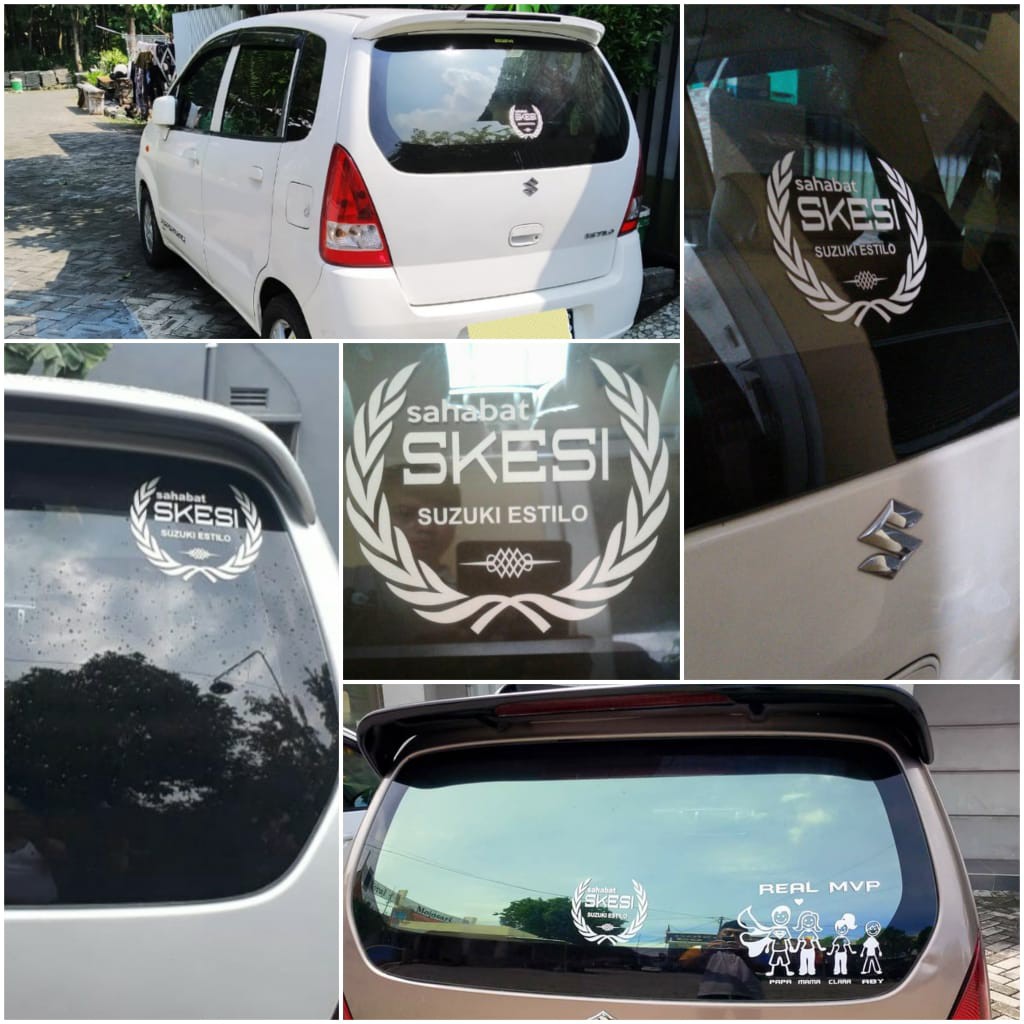 Stiker SKESI Belakang Suzuki Estilo (resmi)