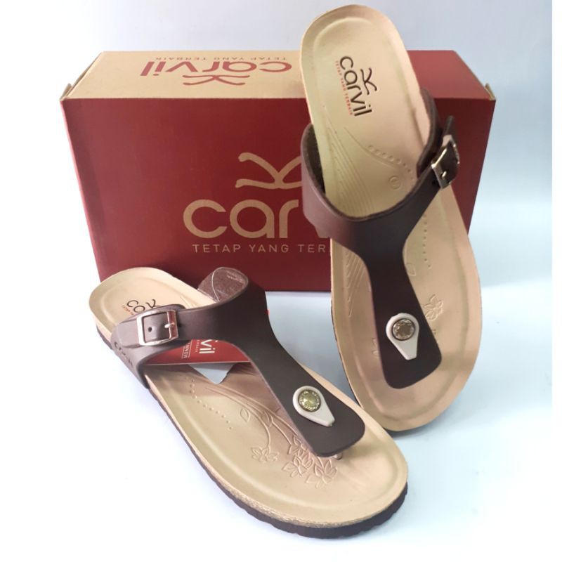 SANDAL CARVIL CASUAL - SANDAL WANITA - CARVIL FLORIDA 01 ORIGINAL