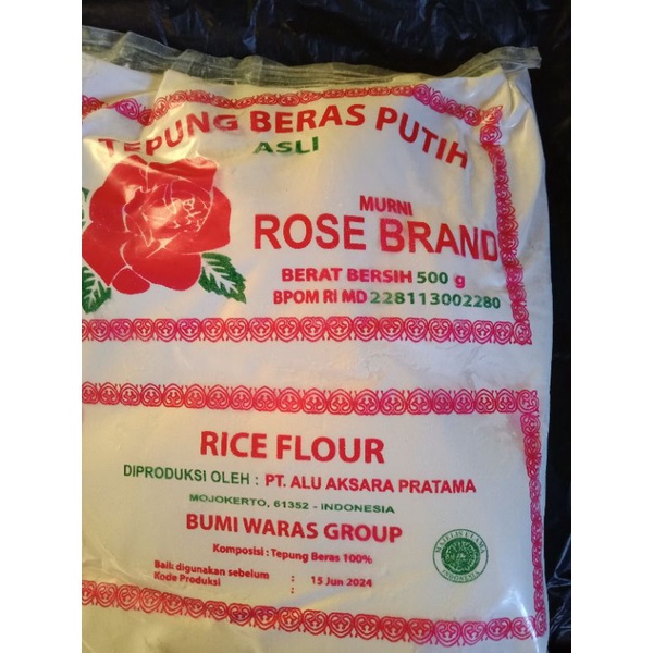 

Tepung Beras Putih,merk Rose Brand.Kemasan 500gram(1pcs)