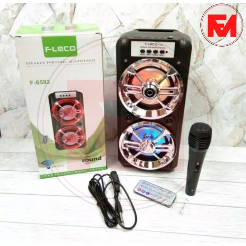 SPEAKER BLUETOOTH FLECO F6581/F6582 BONUS MIC/Fancu_makassar