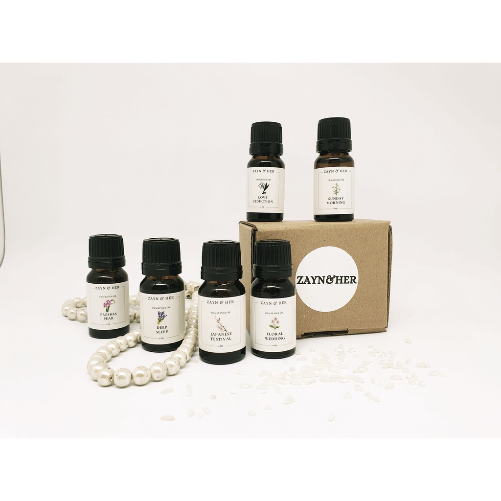 (BUNDLE SET) ZAYN &amp; HER • PREMIUM FRAGRANCE OIL | INFUSED WITH ESSENTIAL OIL