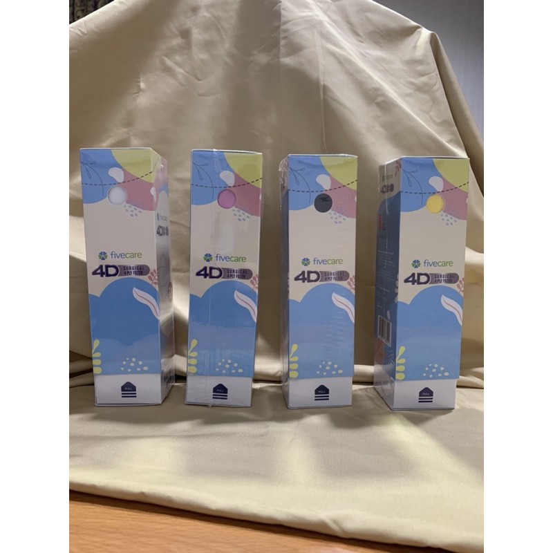 DCQueen - Masker fivecare 4D 4 Ply ECERAN (Pcs)