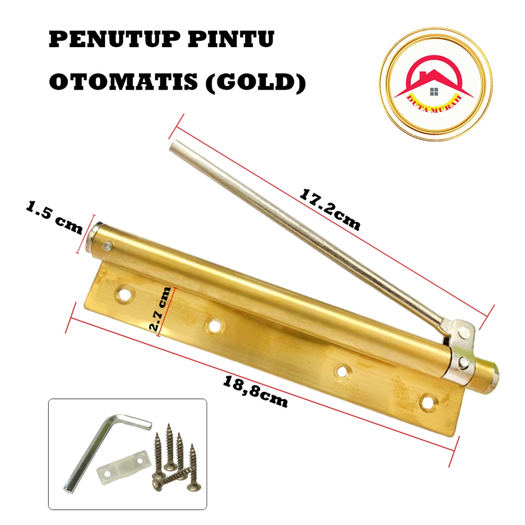 Door Closer / Per Stang / Engsel Koboi / Penutup PIntu otomatis kecil, FREE SEKRUP