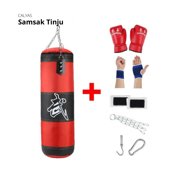 Sarung Samsak Tinju Pasir Sand Bag MMA Muay Thai Boxing Punching Sandbag 8 in 1