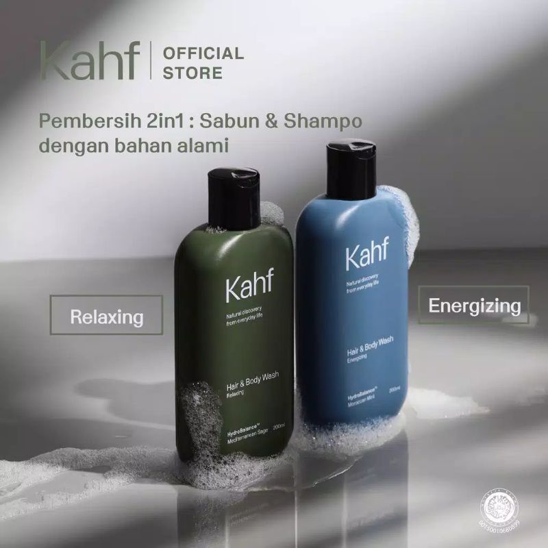 KAHF HAIR AND BODY WASH 200ML