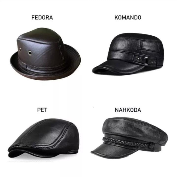 TOPI KULIT ASLI GARUT ORIGINAL