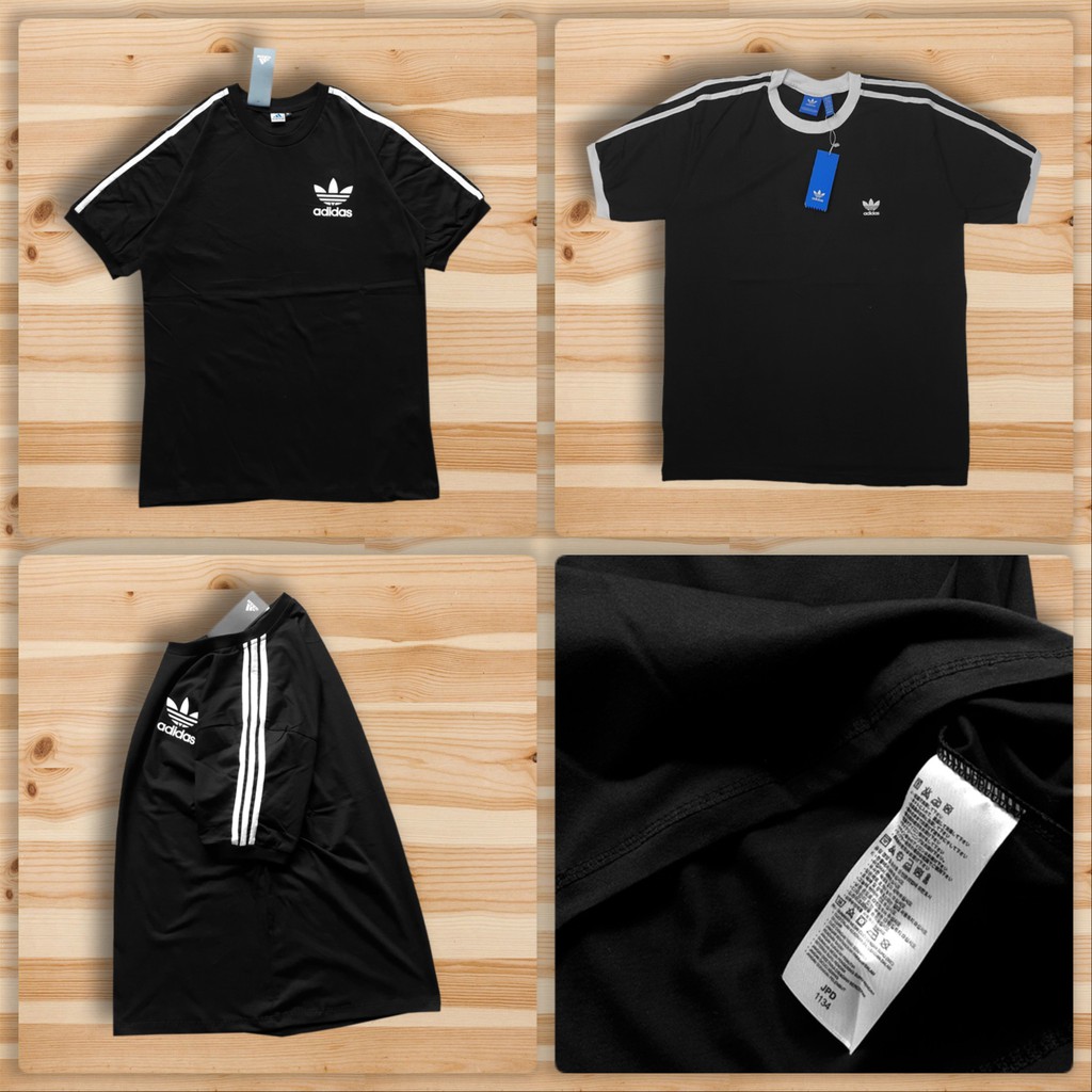 T SHIRT KAOS  ADIDAS  CALIFORNIA BLACK AUTHENTIC ORIGINAL  