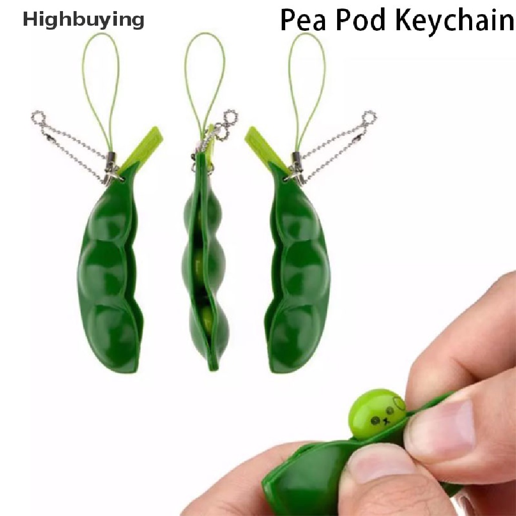 Hbid Gantungan Kunci Portable Bentuk Kacang Polong Lucu Glory