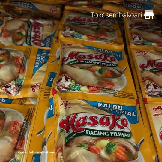 

Masako Sapi dan Ayam 9 g x 12 sachet | Masako Penyedap Rasa