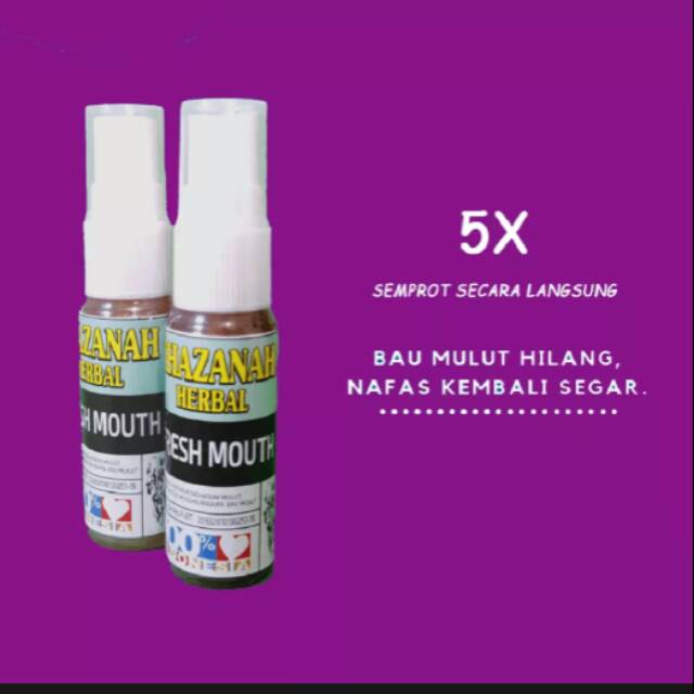 Parfum mulut fresh mouth spray khazanah herbal