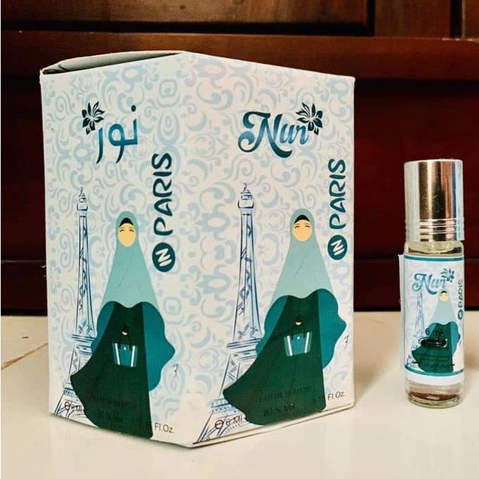 NUR IN PARIS Parfum DOBHA 6ML Minyak Wangi Roll On NonAlkohol