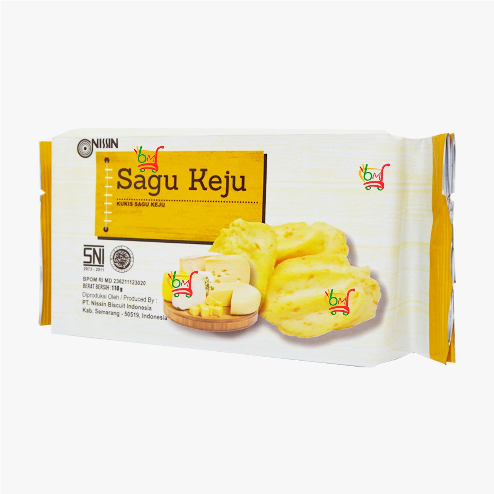 

Nissin Sagu Keju Biskuit Exstra Keju Enak Murah Meriah - 110gr