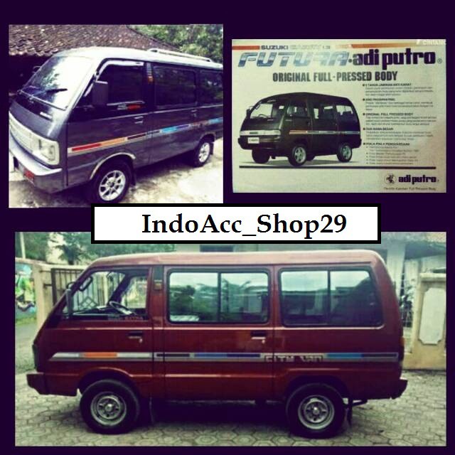 Sticker Stiker Striping List Body Carry CITY VAN 1.0 CLUB VAN Futura Realvan 1.3 1.5 semua Karoseri