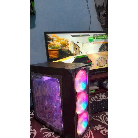 PC gaming desain intel core i7 casing RGB infinity