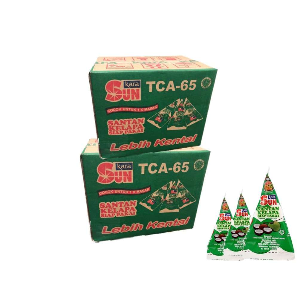 

Sun Kara 65ml isi 36 Pcs / Sun Kara Santan Kelapa Cair Segitiga 65ml 1 KARTON isi 36 PCS