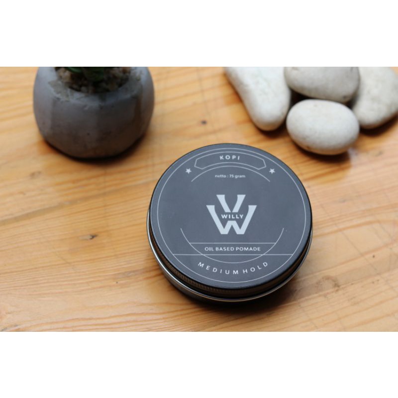 Willy oil based pomade aroma kopi