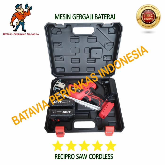 Gergaji Cordless 48Vf | Gergaji Besi | Gergaji Kayu | JLD Power Tools