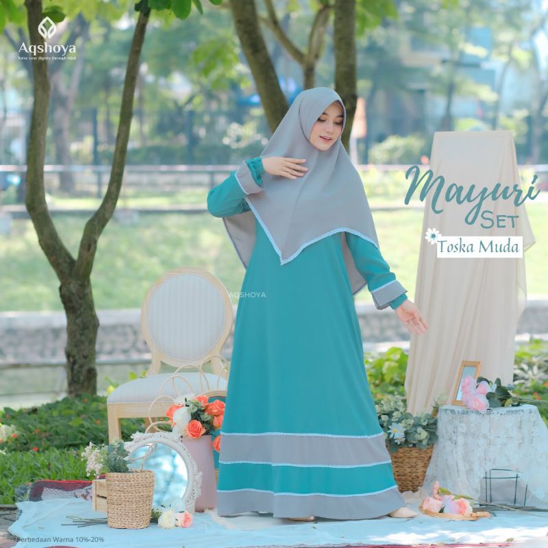 GAMIS SET MAYURI by Aqshoya