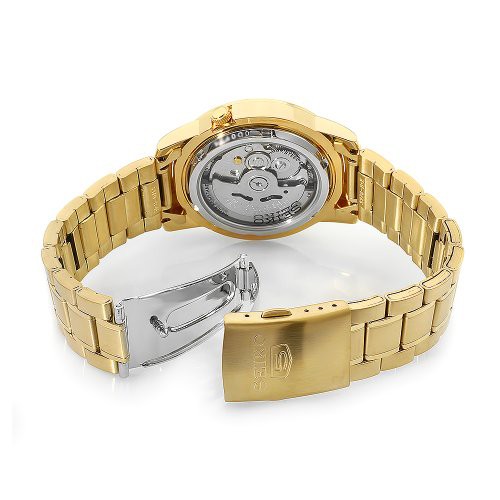 Seiko 5 SNKK20K1 Automatic Gold Coating - Jam Tangan Pria SNKK20