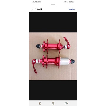 hub free hub raze 32h merah