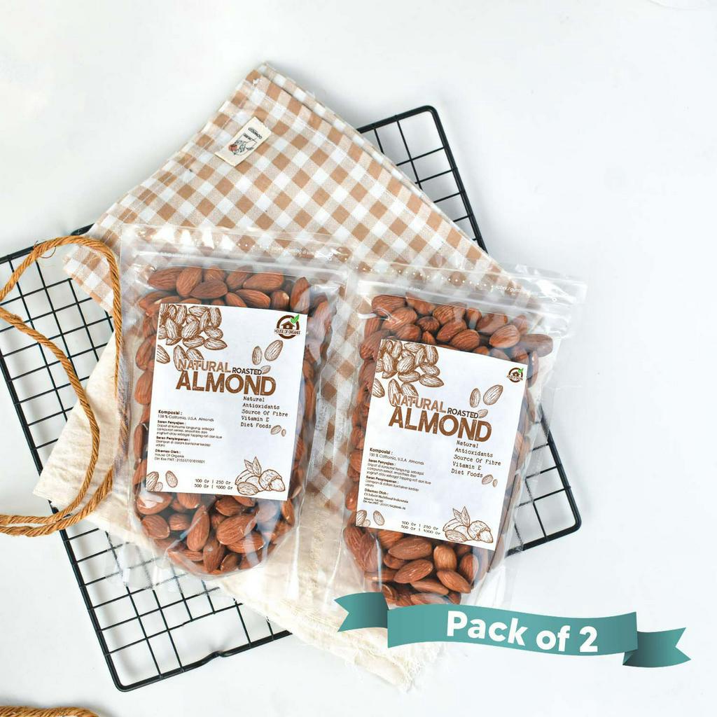 

House Of Organix Pack Of 2 Roasted Almond 250 Gr