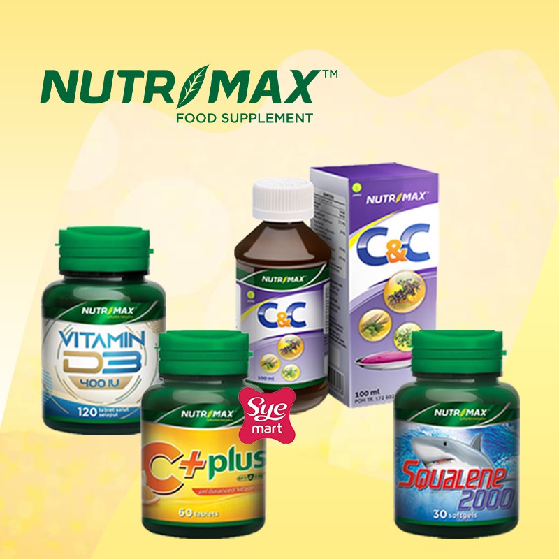 BPOM NUTRIMAX VITAMIN SERIES / VITAMIN DAYA TAHAN TUBUH / SYE