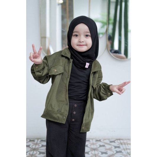 jaket anak bahan corduroy | almahyra.kids |