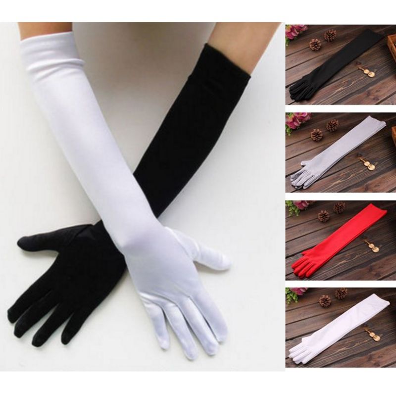 Sarung tangan panjang 50 cm wedding long gloves