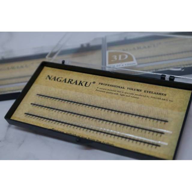 NAGARAKU 3D CABANG 3 BULU MATA EYELASH EXTENSION