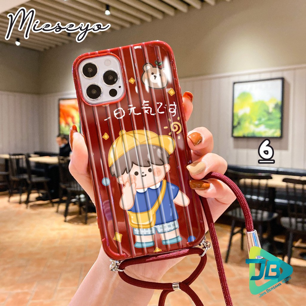 Softcase Koper Slingcase Lanyard MIESEYO Samsung A40 A50 A50s A30s A70 A70s A10s A20s JB3236