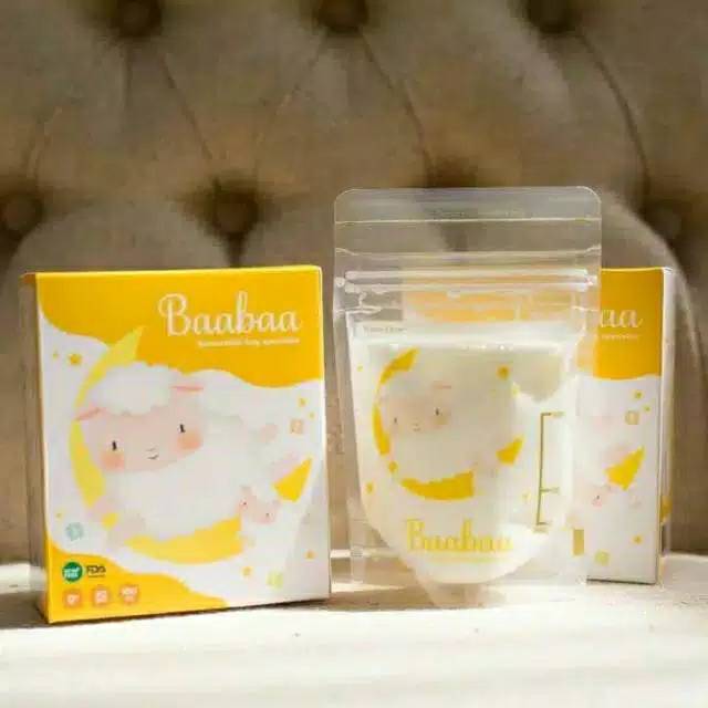 Baabaa breastmilk bag clear kantong asi 100ml