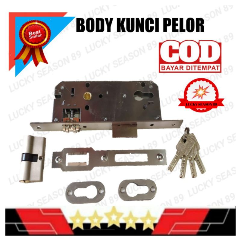 BODY PELOR COMPUTER SET/BODY KUNCI ROLLER PINTU DUA/BODY PELOR