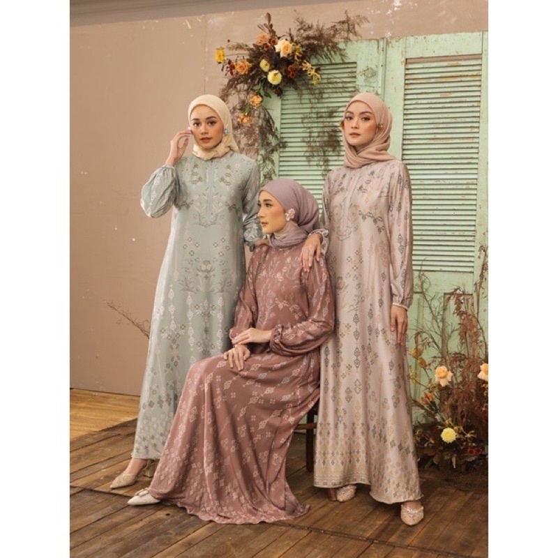 Ready Stock Alesha dress Signature by Kienka.id