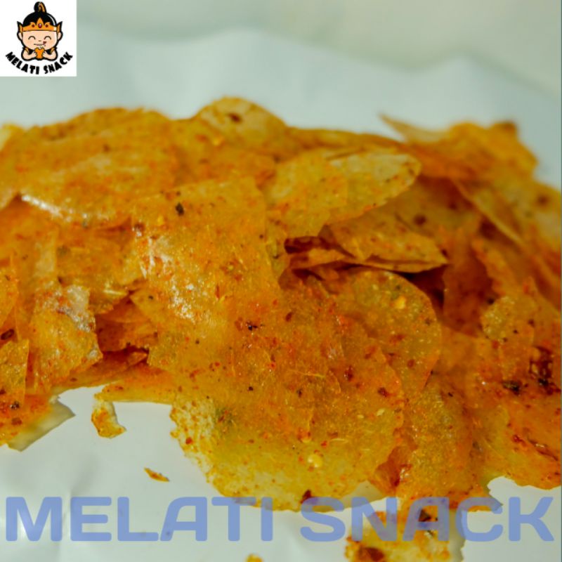 

[ COD ] KEIPIK KACA / MAKANAN Rasa Pedas 220 Gram - CEMILAN enak murah