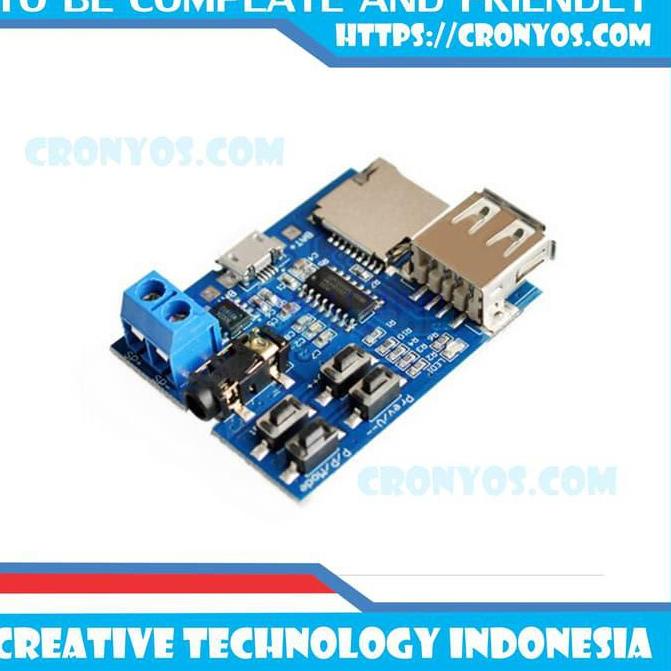 [DISCOUNT WCQ53] MP3 Decoder Module / MP3 Player / Mesin Musik Box / Internal Amplifier Mantul Promo
